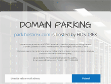 Tablet Screenshot of park.hostirex.com